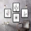 Anonymous - 4 Piece Single Picture Frame Print