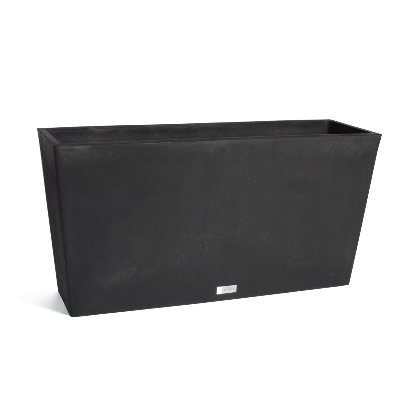Pure Series Planter Box, Black, 19.75" H x 39.5" W x 12.5" D, 1