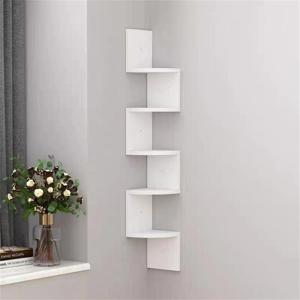 Brakebill 5 Piece Tiered Shelf Ebern Designs Finish: White