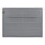 Grand lit escamotable mural, gris