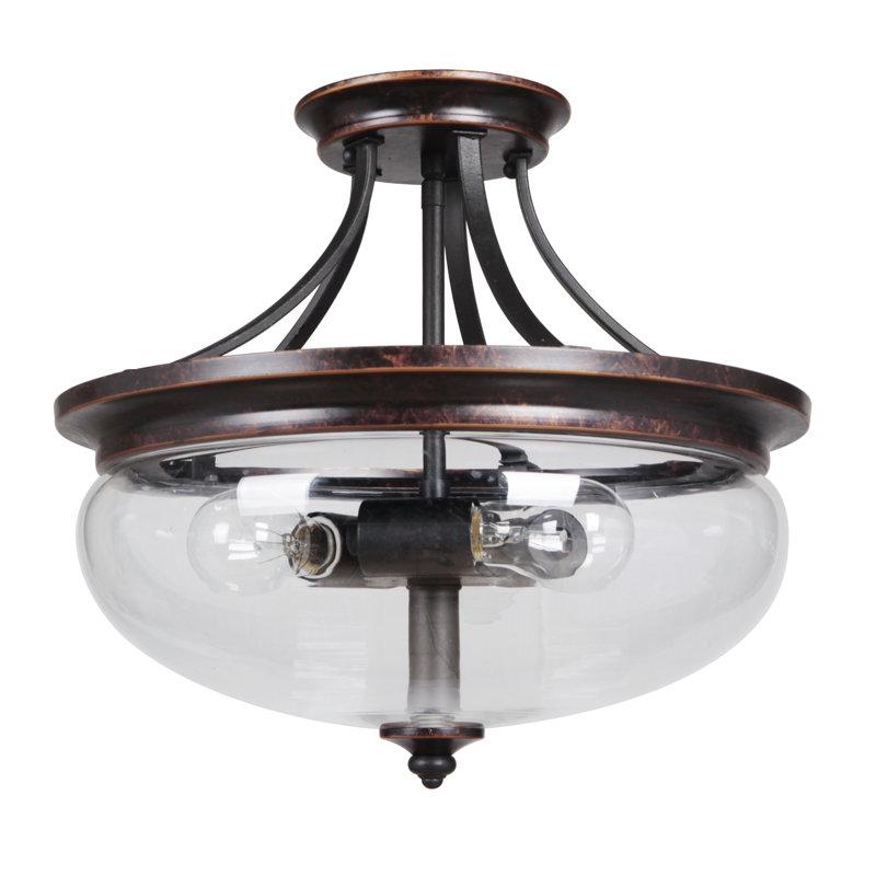 Westerfield Glass Semi Flush Mount