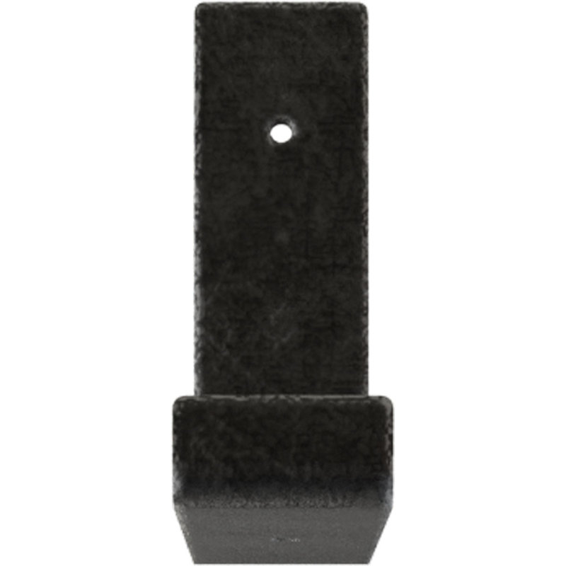 Support de tablette en acier, H 5 po x l 2 po x P 10 po, Étain antique