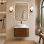 Meuble-lavabo mural 24 po avec lavabo vasque en céramique, porte-serviettes intégré et armoire pré-assemblée-22685018-22685022