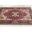 Tapis indien rouge à motif géométrique 3x5