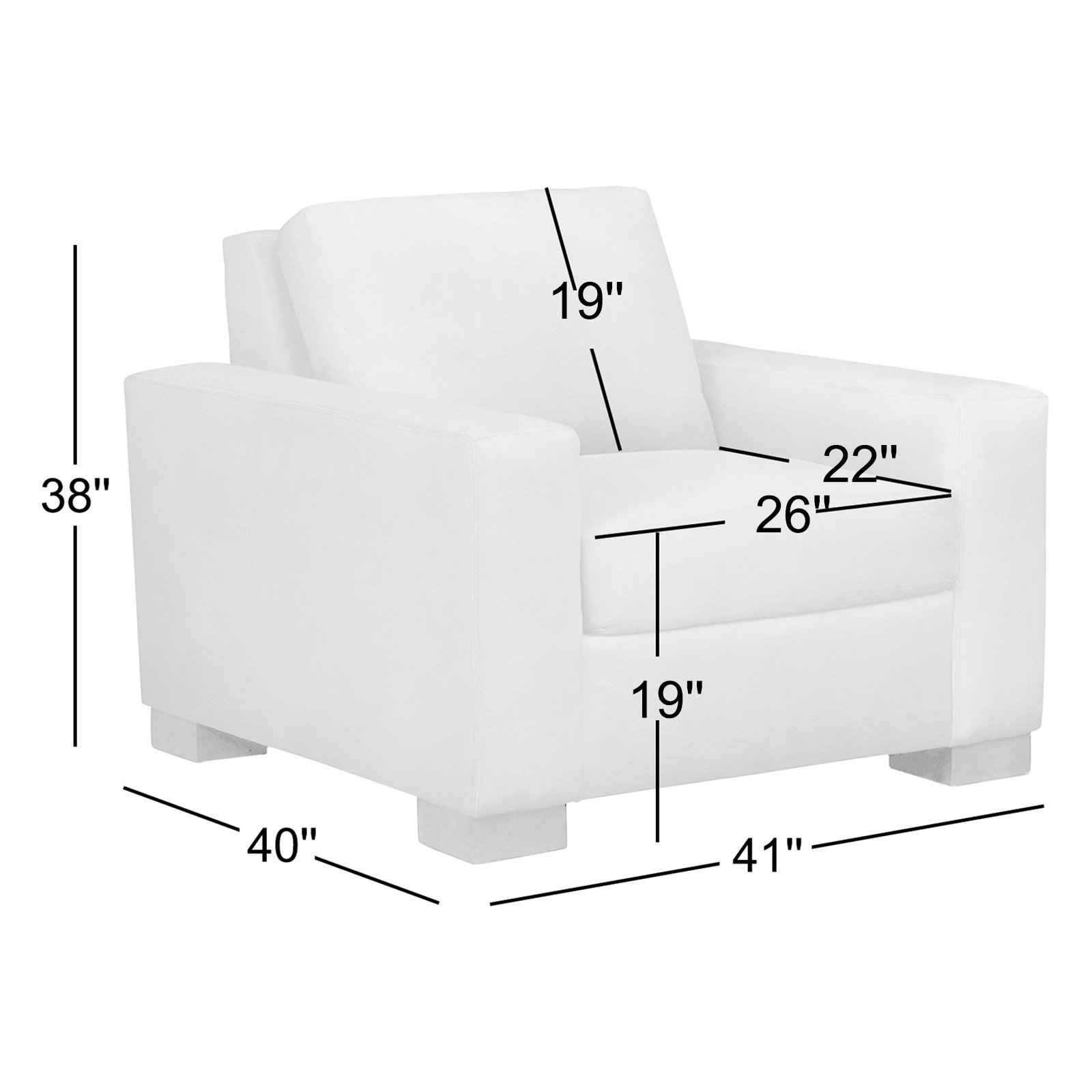 Jonie Upholstered Armchair, Bistro Saddle Genuine Leather