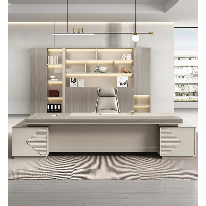 Myianna Reception Desk, 75cm H x 200cm W x 80cm D