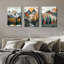 3 Piece Wrapped Canvas Print-1956594365