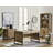 Solid Wood Computer Desk with Built-In Electrical Outlet-1677104834