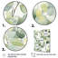 «White Green Minimalisme Eucalyptus Essence IV» sur toile-1786768334-1786768329