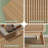 Fluted 6-Drawer Dresser, 49.6" Wood Chest With Metal Handle Large Capacity Drawers-2128457753