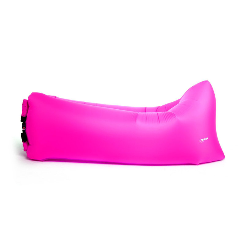 Polyester Outdoor Friendly Bean Bag Lounger, Pink
