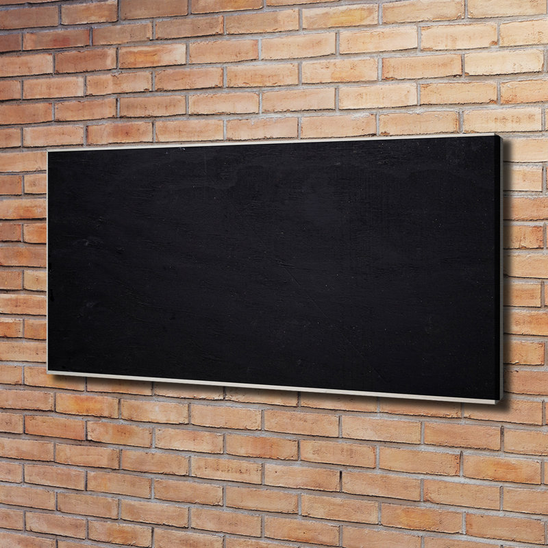Black Board - Wrapped Canvas Print