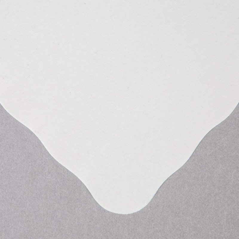 Napperon en papier coloré avec bordure festonnée - 1000