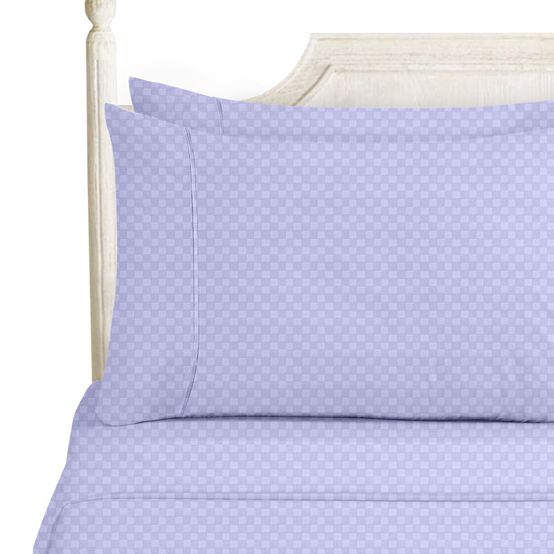 Microfiber Sheet Set, Twin Sheet Set + Fitted Sheet + 1 Pillowcase, Lavender