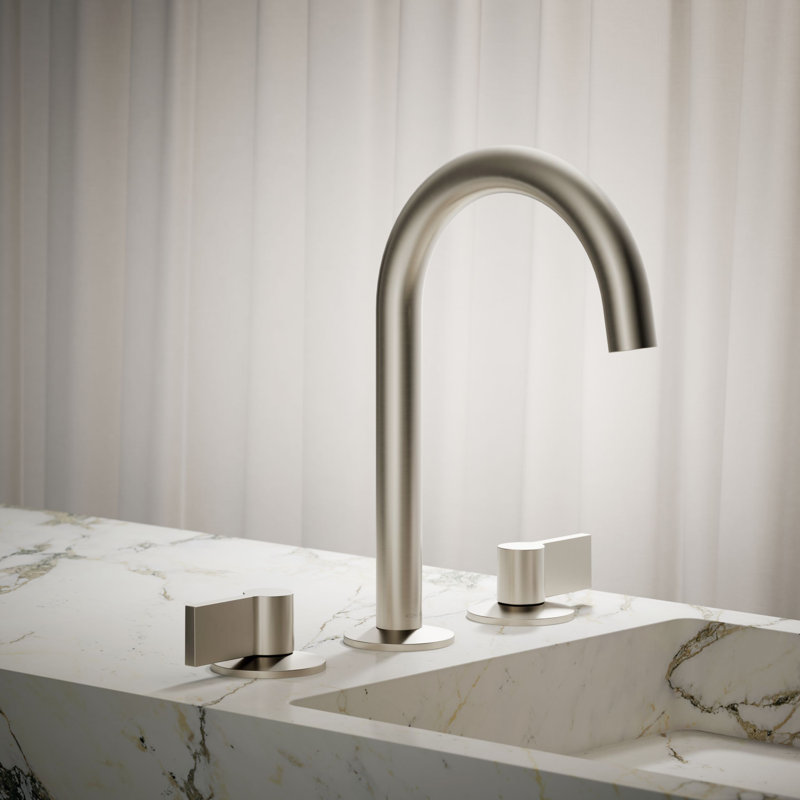 Components™ Bathroom Sink Spout with Tube Design, Vibrant Brushed Nickel