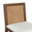 Tabouret de comptoir tissé Emilio-129437337