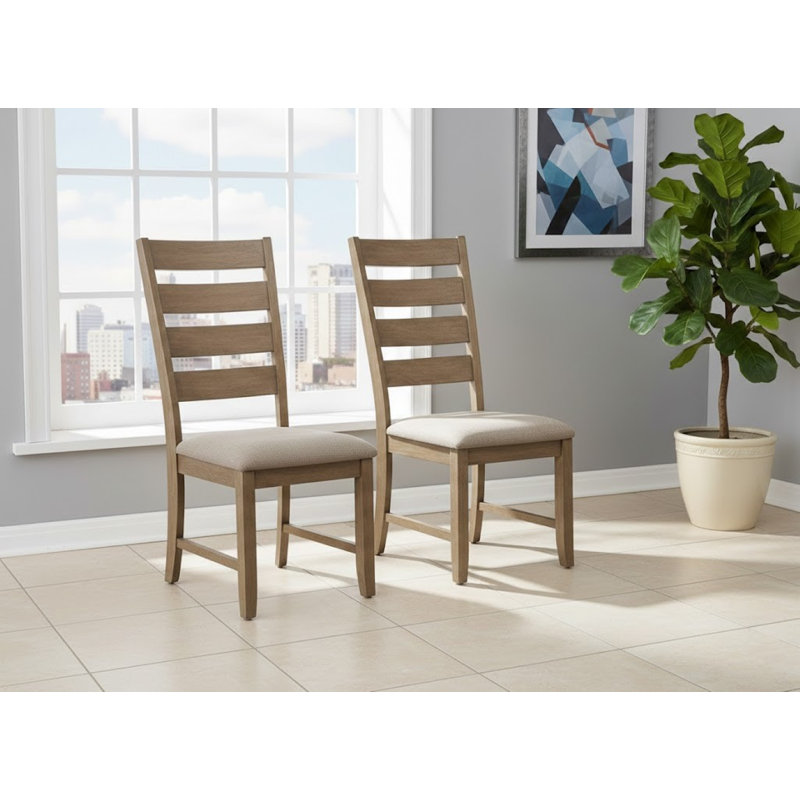 Ensemble de 2 chaises d'appoint rembourrées Nyx