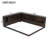 Queen Size Wood Daybed with Storage, LED Lighting & USB Charging Station, Brown-128968342