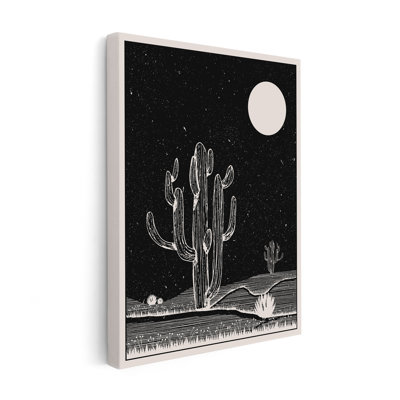 Cactus et lune