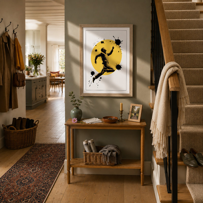 Martial Arts Energy Street Art - Print, Oak, A4 - 29.7 x 21.0 cm