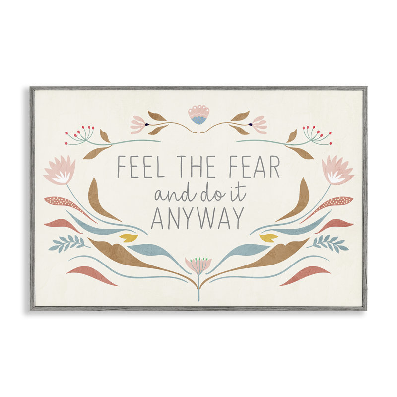  «Feel The Fear», art giclée par Kim Allen, H 20 po x l 30 po, Estampe numérique Farmhouse