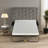 Convertible Ottoman With A Folding Sofa Bed, Metal Frame, Memory Mattress And Tufted Design-2037392879