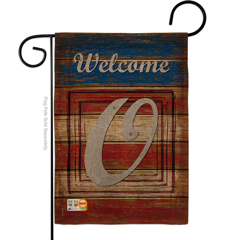 Drapeau de jardin patriotique en polyester 18,5 x 13 po Glenham, O