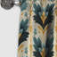 Victorian Elegance - Motif à chevrons émeraude - Rideau à chevrons - Rideau occultant - 1 panneau-107554954