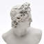 Grey Neo-Classical Bust Sculpture – Matte Resin Decorative Ornament (35 cm) 
