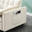 Beige 2 velours moderne, lit convertible 3 en 1, avec dossier, coussin, largeur 33, hauteur 32,18, velours, profondeur 55