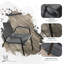 Ensemble de 4 chaises de patio en rotin empilables