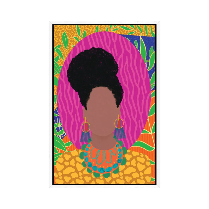 Safari - Print on Canvas, White Floater Framed, 66.04cm H x 45.72cm W x 3.81cm D