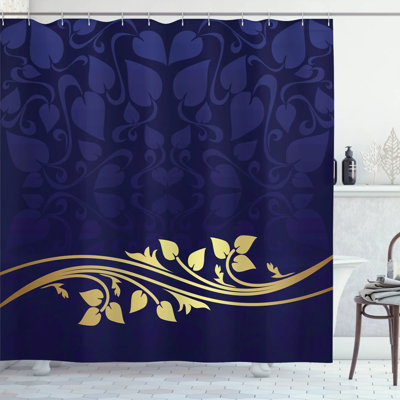 Romantic Shower Curtain with Hooks Included