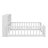 Floor Bed With Side Bookcase,Shelves,Guardrails-1951100599