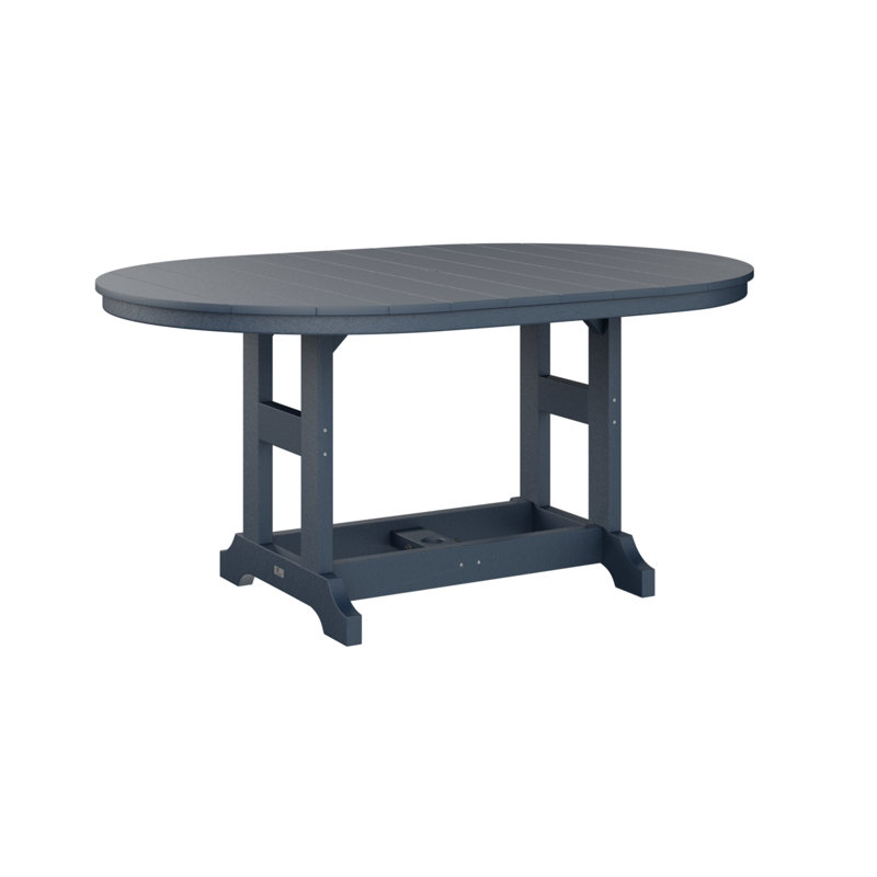 Table de salle à manger Berlin Classic, Marine, H 30,87 po x l 64 po x P 44 po