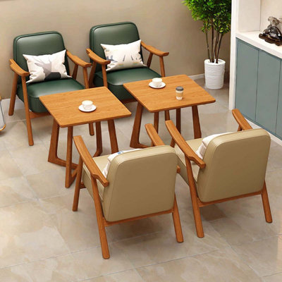 Petroula 6 Piece Faux Leather Living Room Set