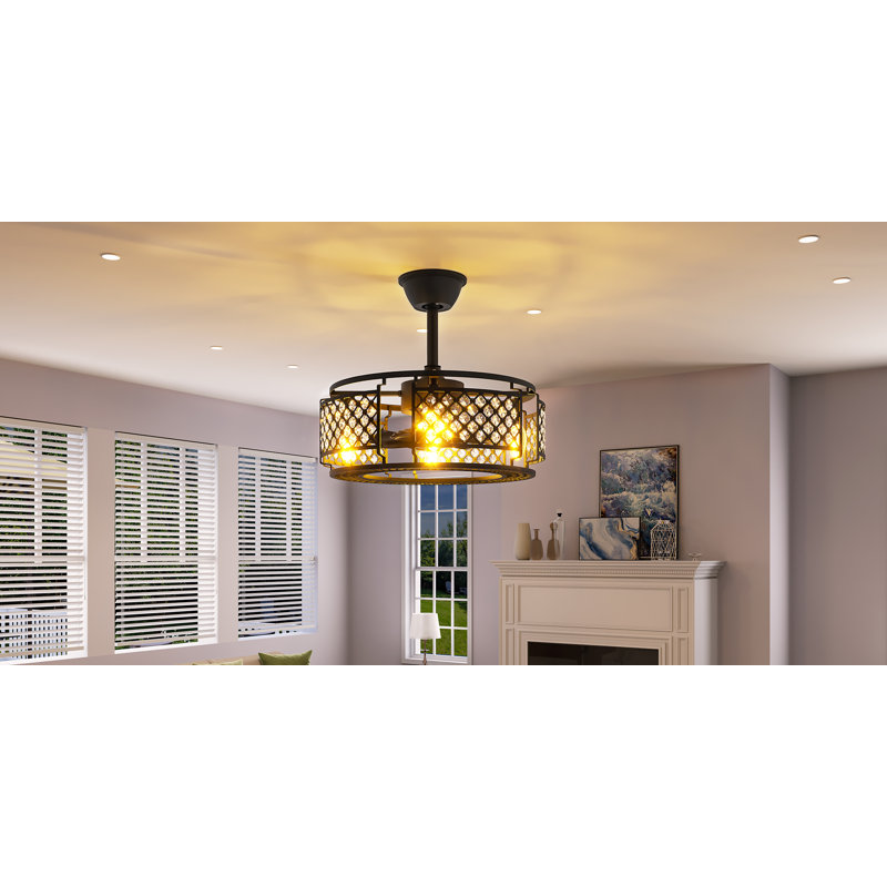 Irja Ceiling Fan with LED Lights