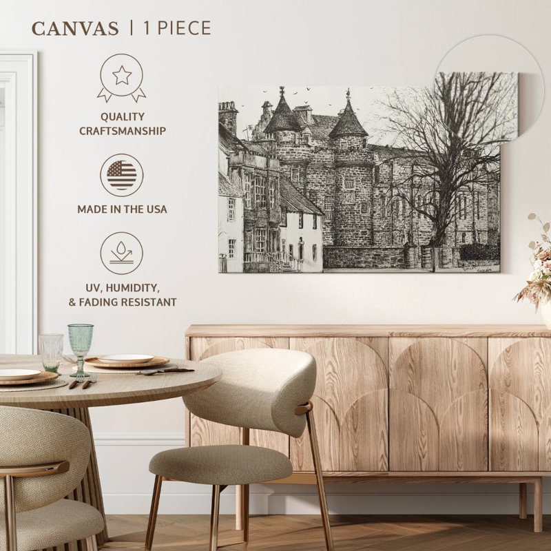 Lilie Falkland Palace Scotland, 34" H x 51" W