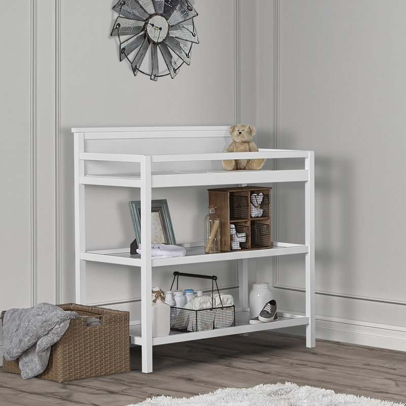 Table à langer universelle avec coussin, Blanc