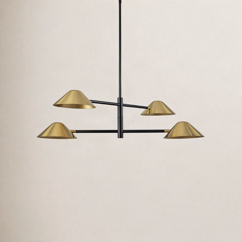 Clearmont 4-Light Chandelier, H 9,8 po x l 39 po x P 39 po