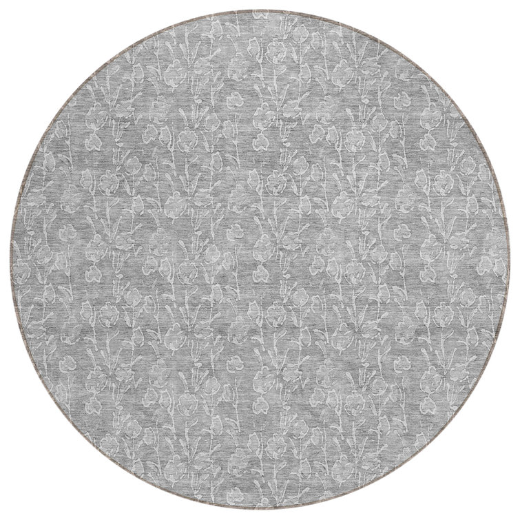 Granier Washable Floral Indoor / Outdoor Rug