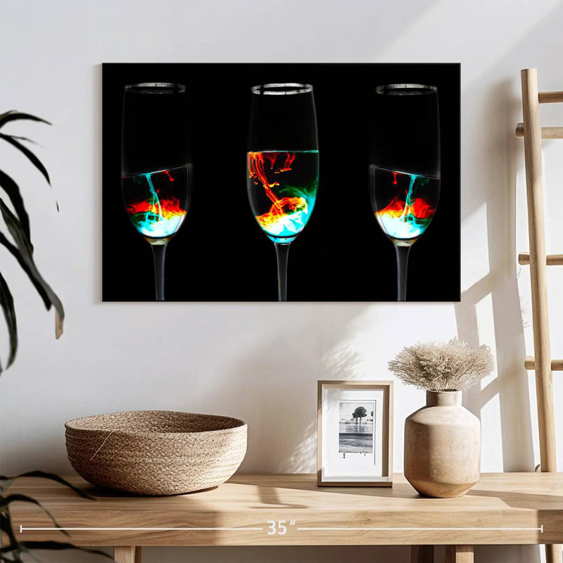 Yarlin Glowing Drinks, 30" H x 45" W
