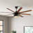 Bartling 52"/66" 8-Plywood-Blades Modern Ceiling Fan with Lighting Kit and Smart Remote-1507151457