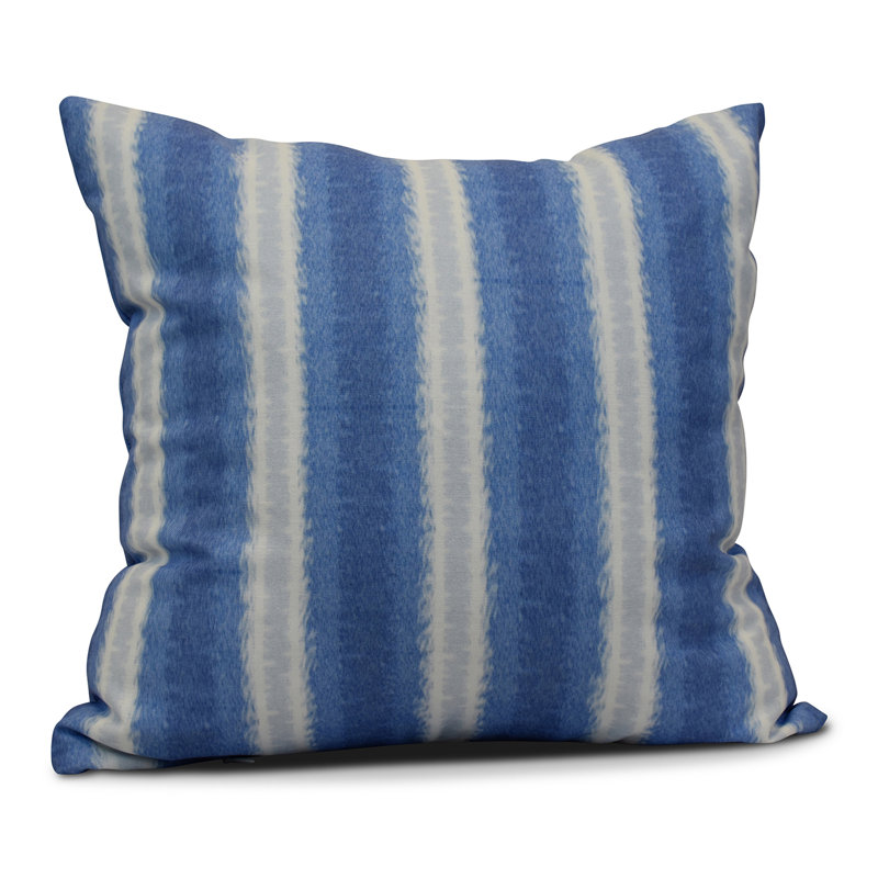 Intercoastal Waterway Square Pillow Cover & Insert, 18" H x 18" W, Blue