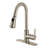Kingston Brass Continental Single-Handle Pull-Down Kitchen Faucet-29272970
