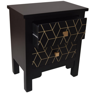 Slovan 48 cm W Bedside Table