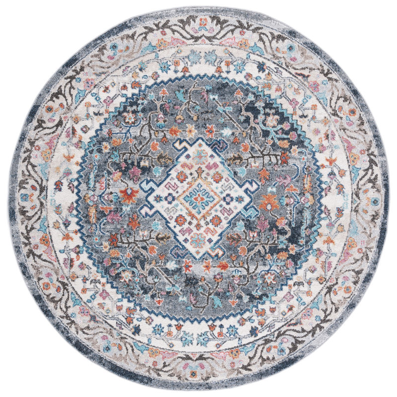 Tapis abstrait Dostie Phoenix Performance, Rond 6 pi 7 po