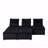 Basic Sectional Sofa, 120" Velvet 5 Pc  Sofa Ottoman