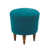 Mélange de polyester turquoise est en rupture de stock