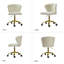 Chaise de travail ergonomique avec dossier capitonné Alice-1573405147